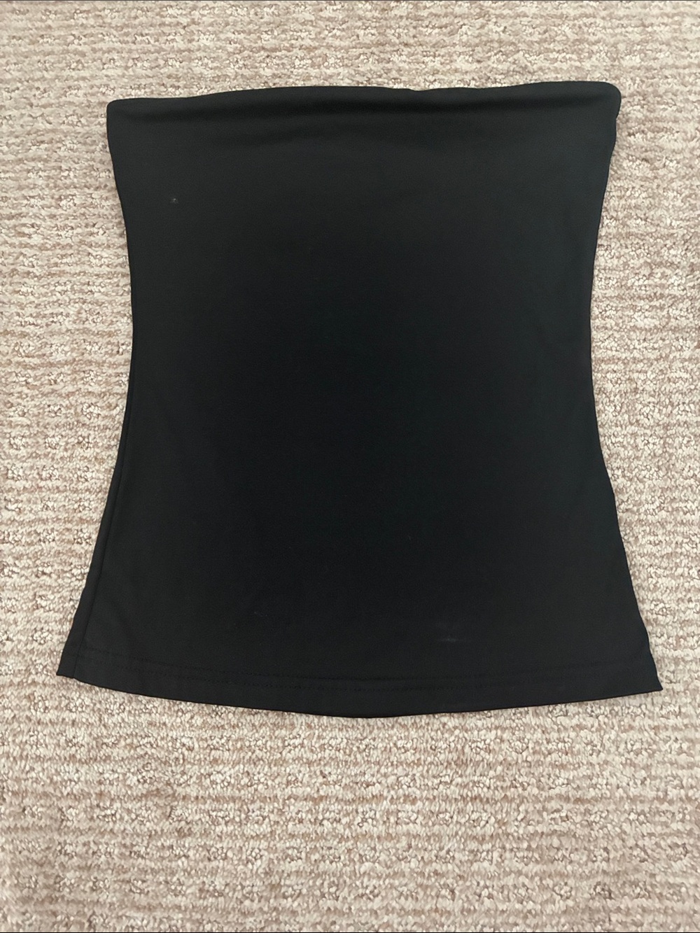 Strapless Black Tube Top - Women's Classic Stretch